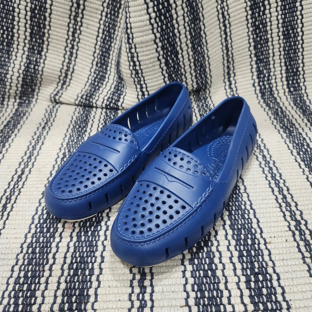 Floafers Women Country Club Driver Navy Blue Water Shoes EVA Foam Loafers Size 9